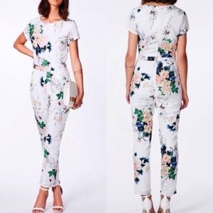NWT MISSGUIDED Floral Print Jumpsuit